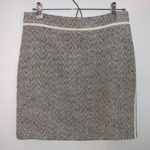 WHBM Tweed Skirt - Black & White